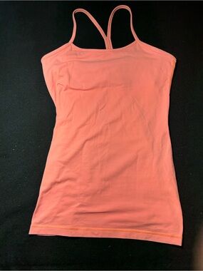 Lululemon Power Y Tank Top | Light Pink | Built‑In Bra | Size 8